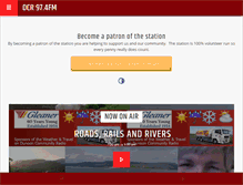 Tablet Screenshot of dunooncommunityradio.org
